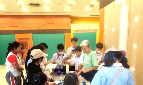 กิจกรรม สอนน้องๆโรงเรียนสาธิตมศวฯฝ่ายประถมคัดแยกขยะรีไซเคิล
